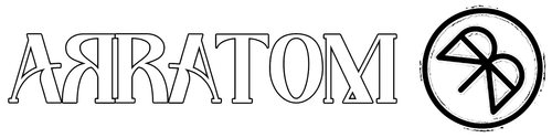 Logo + Nom ARRATOM - Noir